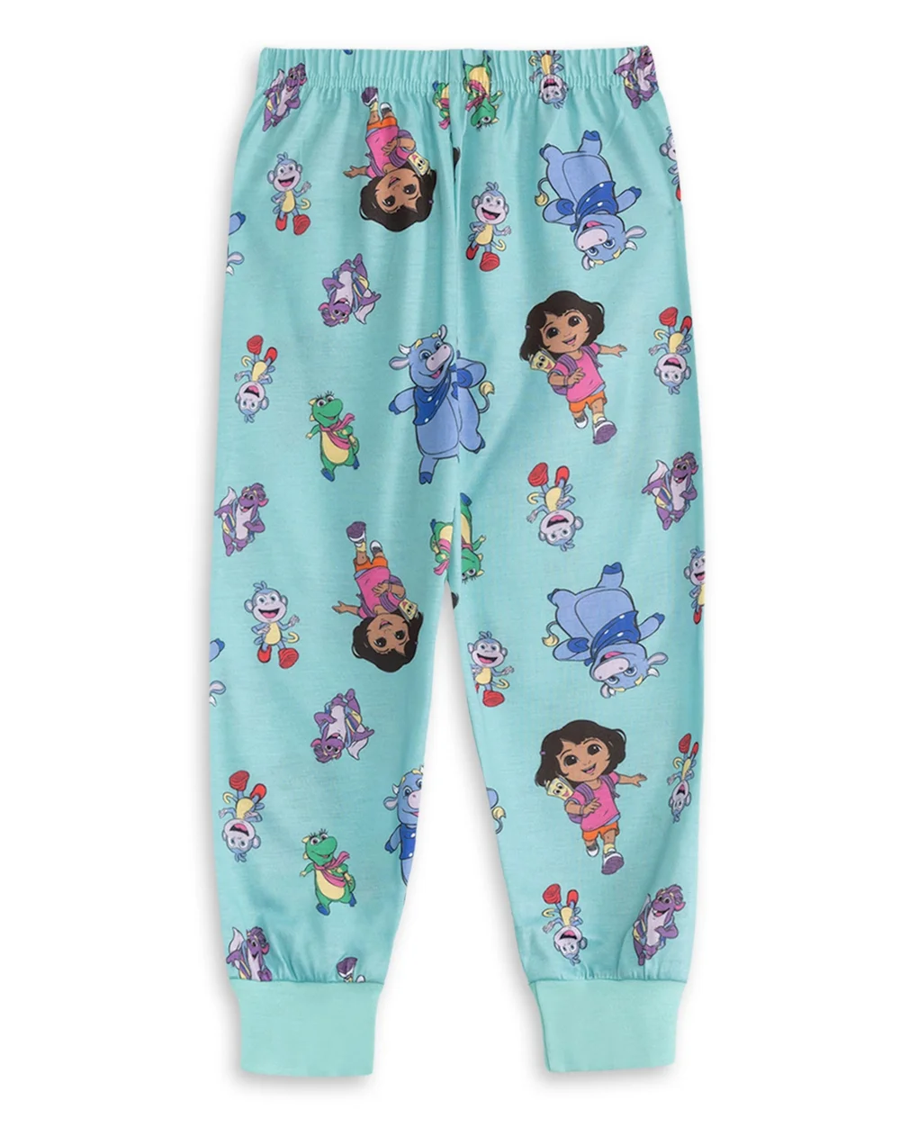 Vanilla Underground Dora Unisex Kids Multicoloured Character Multi-Pack Of 2 Long Sleeve & Leg Pyjama Set (2-7 Years) - 6-7 Yrs Image 5