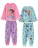 Vanilla Underground Dora Unisex Kids Multicoloured Character Multi-Pack Of 2 Long Sleeve & Leg Pyjama Set (2-7 Years) - 6-7 Yrs Image 1