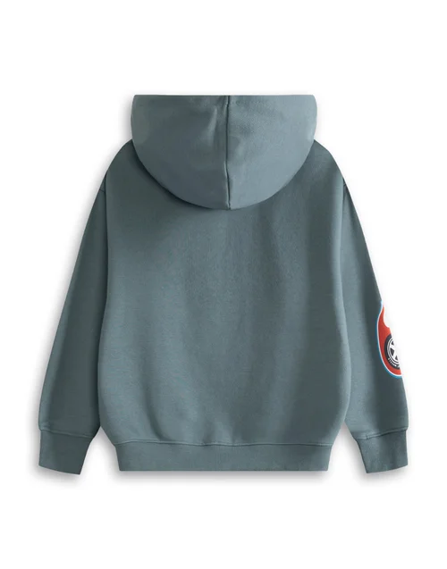 Vanilla Underground Hot Wheels Boys Grey Character Hoodie & Joggers Set (3-12 Years) - 7-8 Yrs Image 2