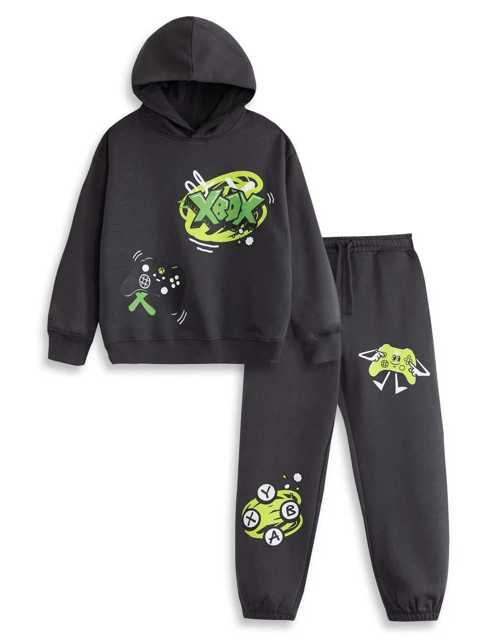 Vanilla Underground Xbox Boys Grey Logo Sweatshirt & Joggers Set (5-14 Years) - 9-10 Yrs Image 1