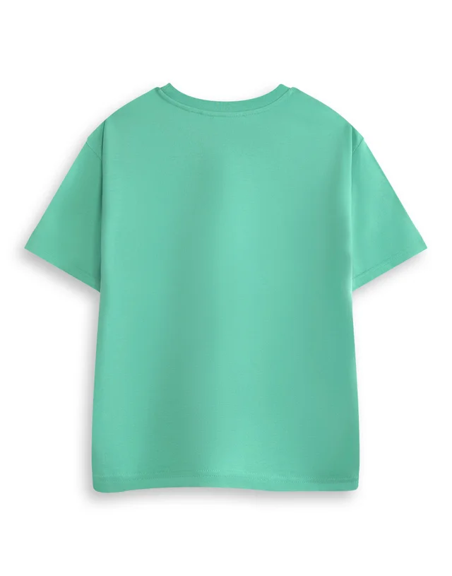 Vanilla Underground Looney Tunes Boys Green Taz Short Sleeved T-Shirt (2-10 Years)