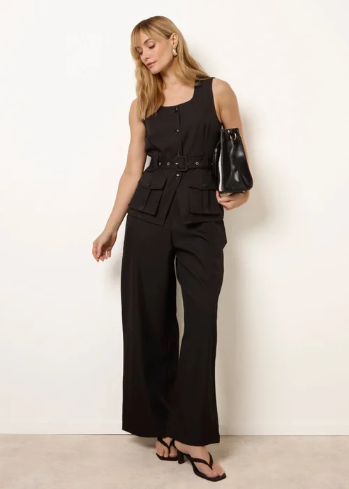 Blue Vanilla Black Tailored Pocket Two-Piece Co-Ord Set - M Image 1