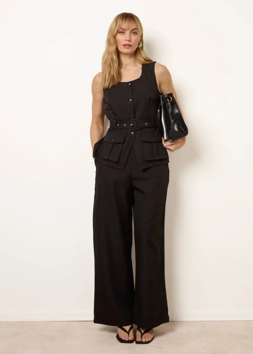 Blue Vanilla Black Tailored Pocket Two-Piece Co-Ord Set - M Image 3