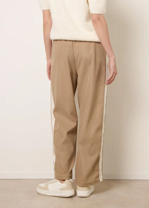 Blue Vanilla Stone Corduroy Side Stripes Trousers - L Image 4