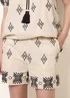 Blue Vanilla Stone Embroidered Shorts - S Image 3