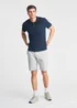 French Connection Blue 2 Pack Cotton Chino Shorts - M Image 6