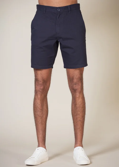 French Connection Blue 2 Pack Cotton Chino Shorts - M Image 2