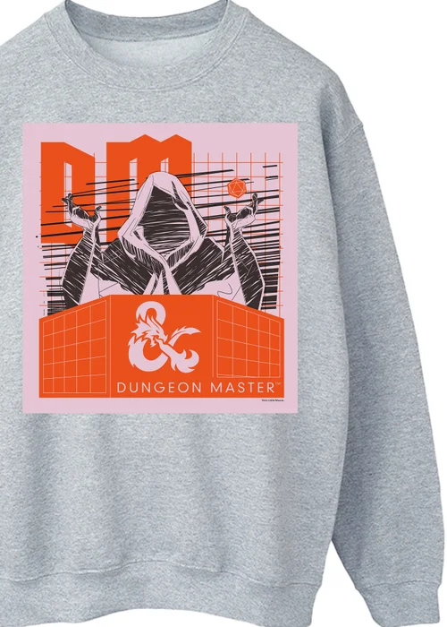 Spiral Galaxy Dungeons & Dragons Master Grey Graphic Sweatshirt - L Image 2