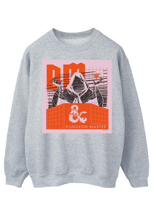 Spiral Galaxy Dungeons & Dragons Master Grey Graphic Sweatshirt - L Image 1