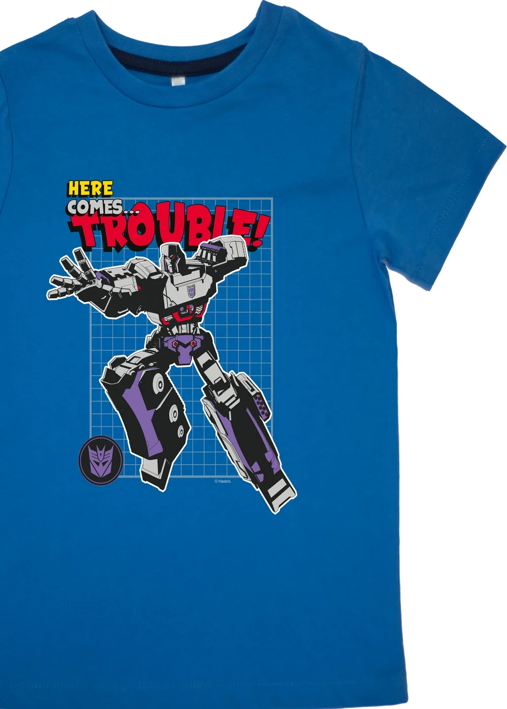 Ada & Ted Transformers Here Comes Trouble Boys Blue Graphic Pyjamas (3-8 Years) - 3-4 Yrs Image 2