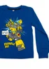 Ada & Ted Transformers Bumblebee Don't Chill Boys Blue Graphic Pyjamas (3-8 Years) - 7-8 Yrs Image 2