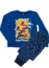 Ada & Ted Power Rangers Unleash The Power Boys Blue Graphic Pyjamas (3-8 Years) - 7-8 Yrs Image 1
