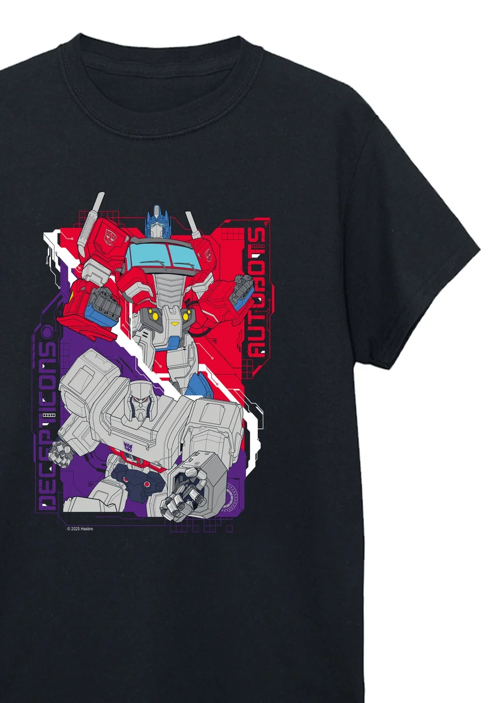 Ada & Ted Transformers Decepticons Boys Black Graphic T-Shirt (3-13 Years) - 5-6 Yrs Image 2