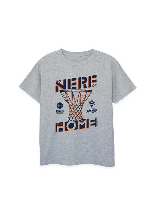 Ada & Ted Nerf Go Home Boys Grey Graphic T-Shirt (3-13 Years) - 7-8 Yrs Image 1