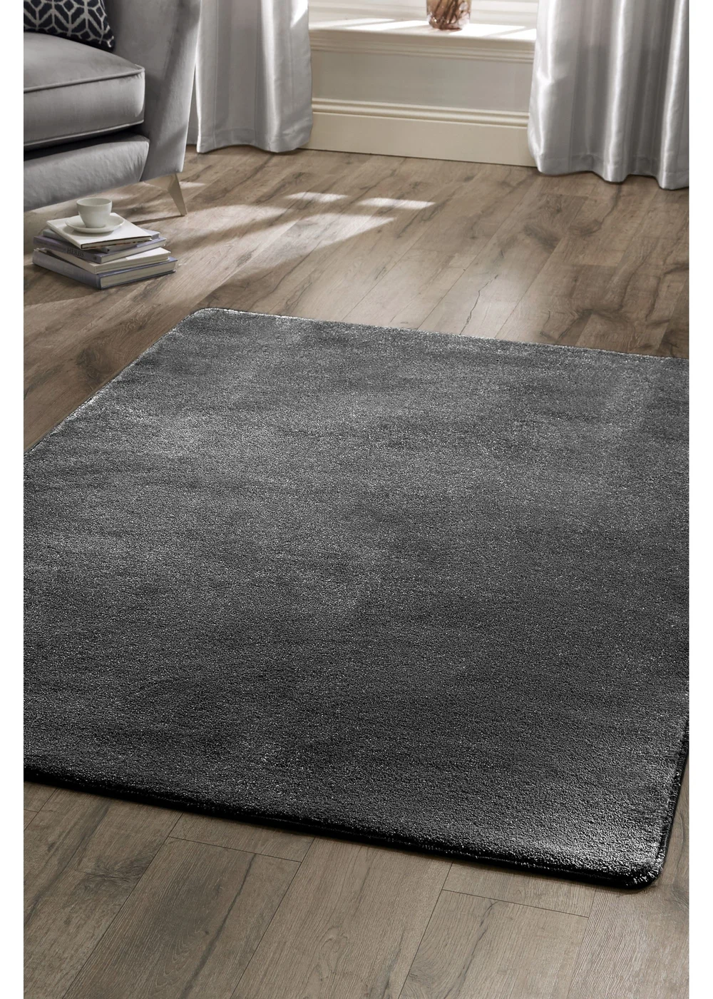 Relay Rug Charcoal 200/290 - 100 x 150 Image 1