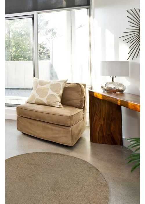 Relay Rug Latte 133cm Circle - 133cm Image 1