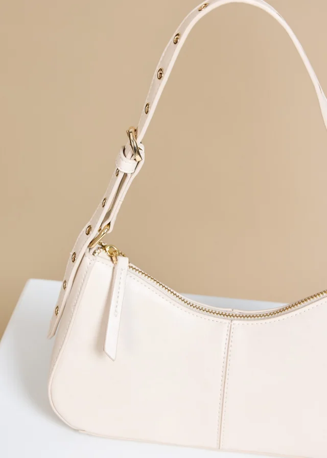 Little Mistress Stone Curved Top Shoulder Bag