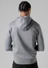 Firetrap Grey Regular Fit Cotton Rich Zip Through Hoody With Drawstring - S Image 2