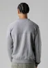 Firetrap Grey Regular Fit Cotton Rich Crew Neck Sweatshirt With Sleeve Pocket - S Image 2