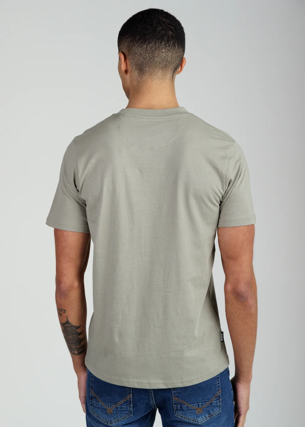 Firetrap Multi 3 Pack Regular Fit Cotton Graphic Crew Neck T-Shirts - S Image 5