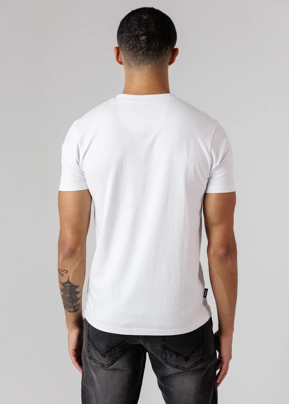 Firetrap Multi 3 Pack Regular Fit Cotton Crew T-Shirts - S Image 5