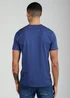 Firetrap Dark Blue Regular Fit Cotton Graphic Crew T-Shirt - S Image 2