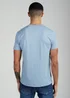 Firetrap Light Blue Regular Fit Cotton Graphic Crew T-Shirt - S Image 2