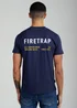 Firetrap Multi 3 Pack Regular Fit Cotton Crew T-Shirts - S Image 4