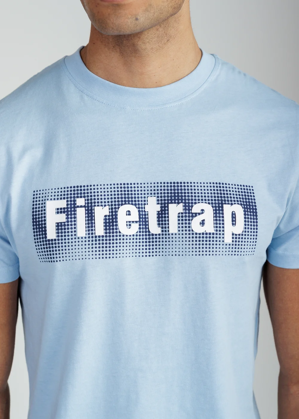 Firetrap Multi 3 Pack Regular Fit Cotton Graphic Crew Neck T-Shirts - S Image 3