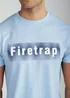 Firetrap Multi 3 Pack Regular Fit Cotton Graphic Crew Neck T-Shirts - S Image 3
