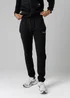 Firetrap Black Regular Fit Cotton Blend Fleece Joggers With Drawstring Waist - S Image 1