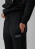 Firetrap Black Regular Fit Cotton Blend Fleece Joggers With Drawstring Waist - S Image 3
