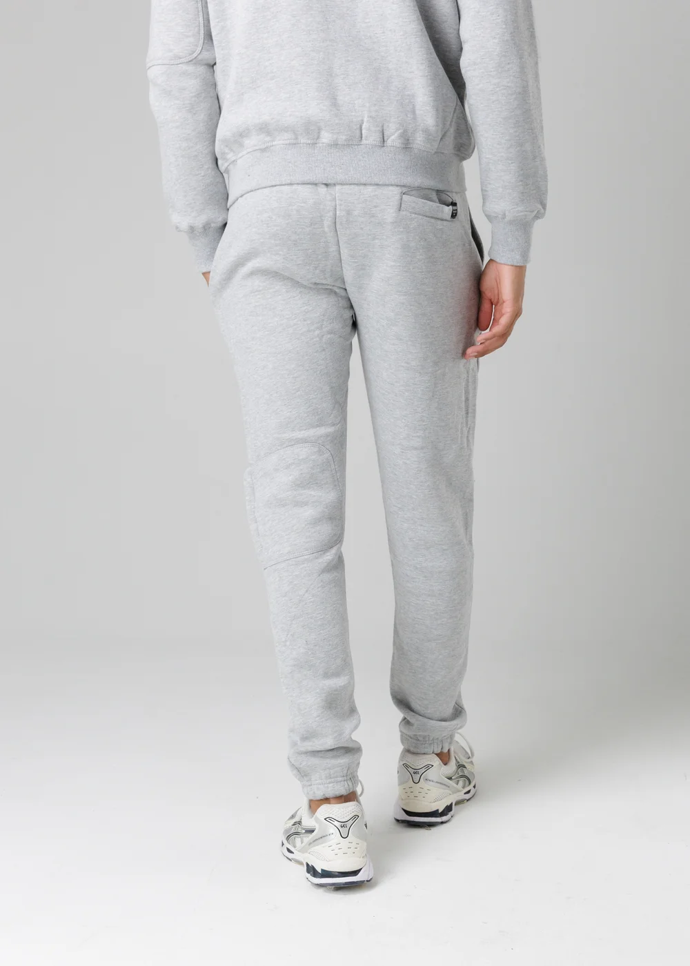 Firetrap Light Grey Regular Fit Cotton Blend Fleece Joggers With Drawstring Waist - S Image 2
