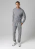 Firetrap Dark Grey Cotton Rich Brushed Fleece Joggers With Logo Strip Detail - S Image 4