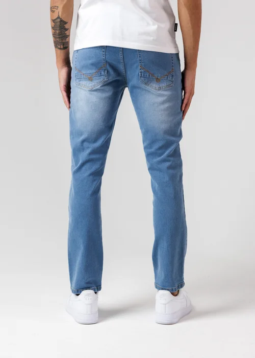 Firetrap Light Blue Straight Leg Cotton Rich Jeans - 30/L30 Image 2