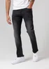 Firetrap Dark Grey Straight Leg Cotton Rich Jeans - 30/L30 Image 1