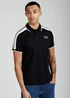 Firetrap Black Regular Fit Cotton Jersey Button Polo - S Image 1