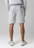 Firetrap Light Grey Regular Fit Cotton Blend Fleece Shorts With Drawstring Waist - S Image 2