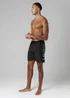 Firetrap Black Regular Fit Swim Shorts With Elasticated Drawstring Waist - M Image 4