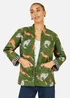 Yumi Green Fox Reversible Cotton Quilted Jacket - 16 Image 1