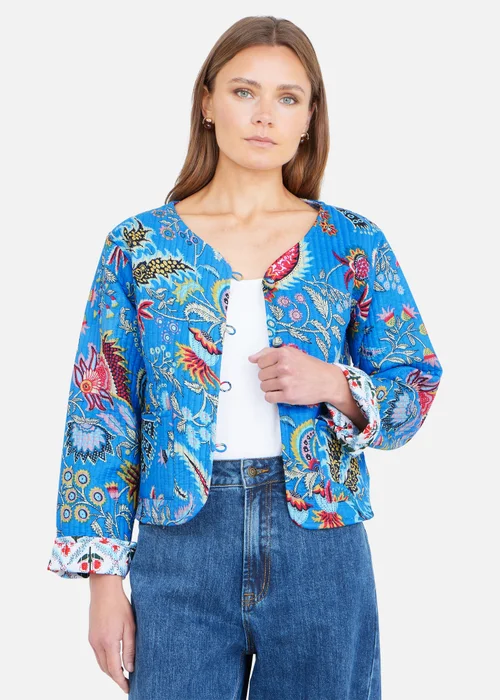 Yumi Indian Print Reversible Cotton Quilted - 14 Image 1