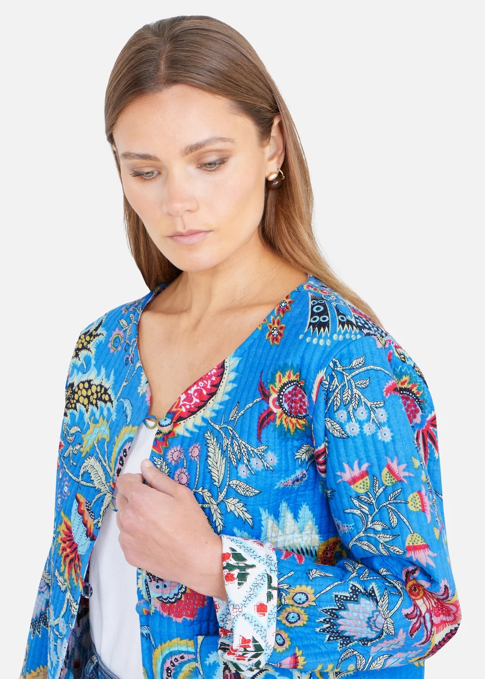 Yumi Indian Print Reversible Cotton Quilted - 14 Image 2