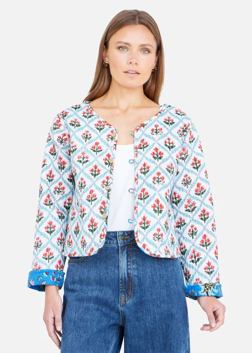 Yumi Indian Print Reversible Cotton Quilted - 14 Image 4