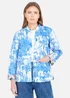 Yumi Blue Palm Reversible Cotton Quilted Jacket - 12 Image 1