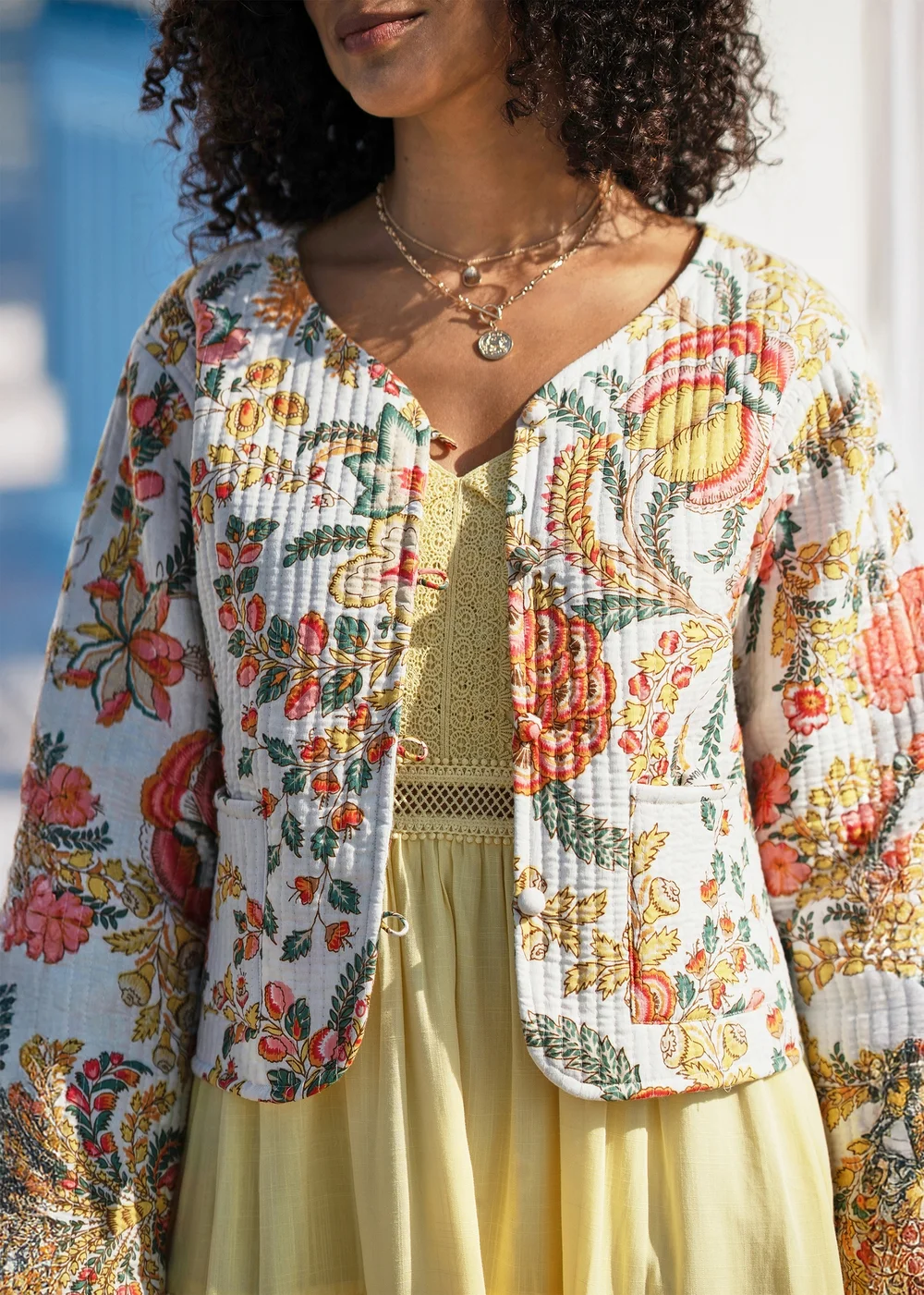 Yumi Indian Print Reversible Cotton Quilted - 10 Image 3