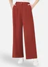 Yumi Brown Linen Mix Trousers - 12 Image 1