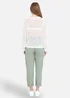 Yumi White Flower Crochet Jumper - M Image 2