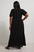 Yours Curve Black Broderie Anglaise Tiered Maxi Dress - 14 Image 3