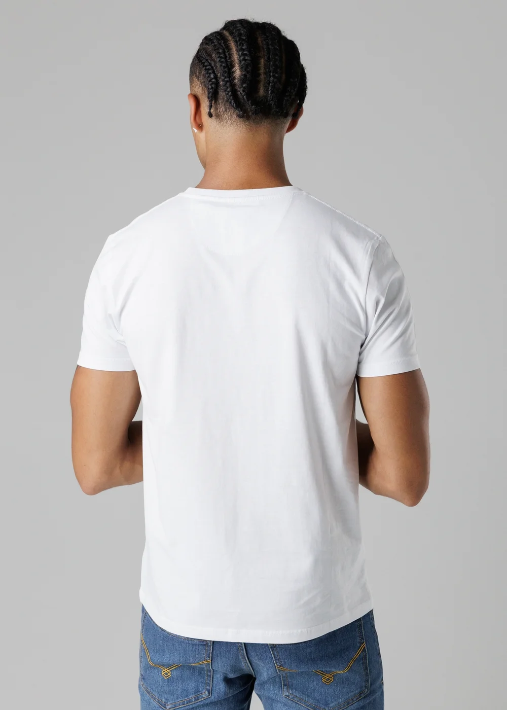 Firetrap Multi 3 Pack Regular Fit Cotton Pocket Tees - S Image 3