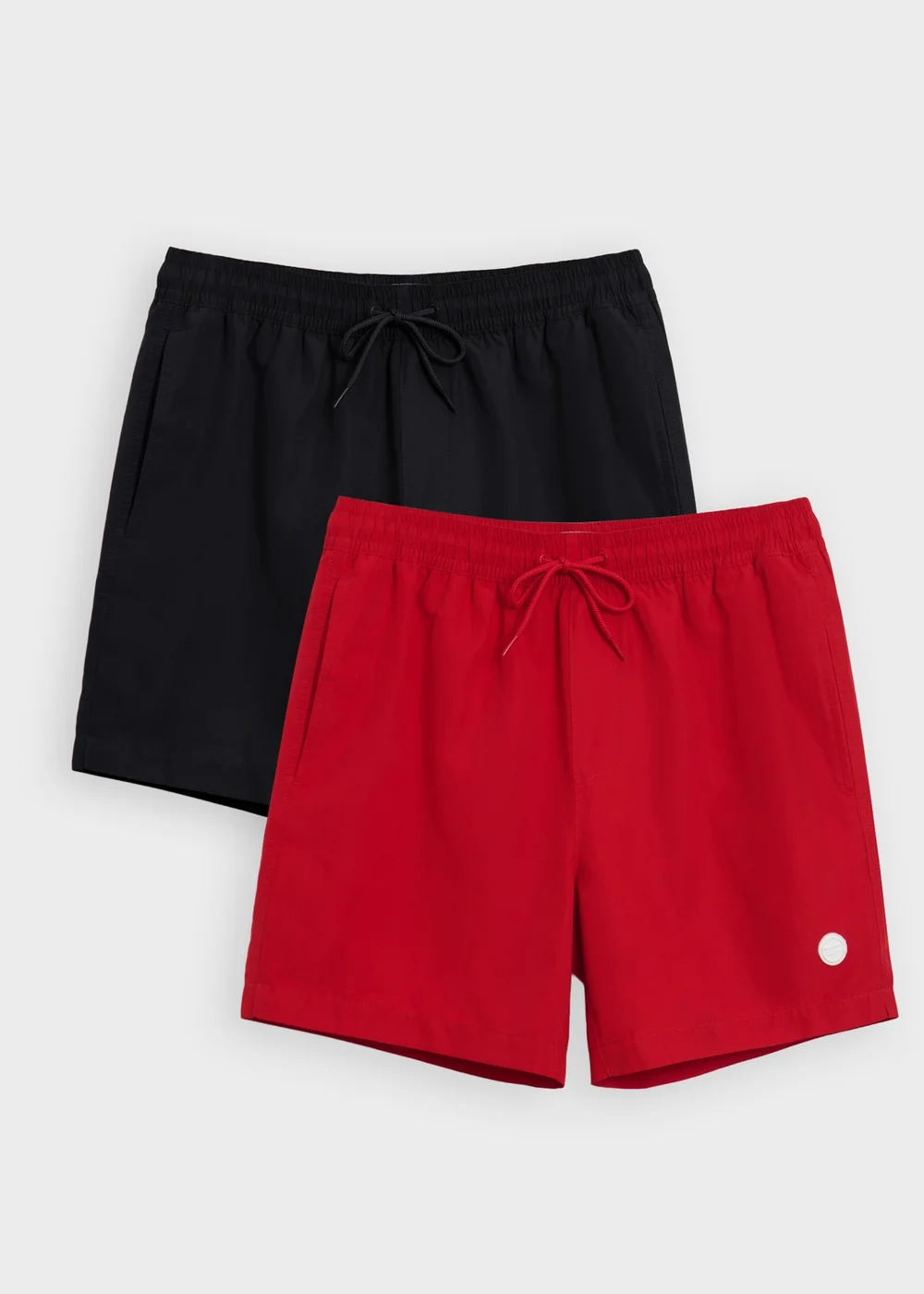Threadbare Red 2-Pack Quick Dry Swim Shorts - 2XL Image 1